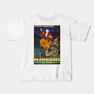 Plombières les Bains Vintage Poster 1931 Kids T-Shirt